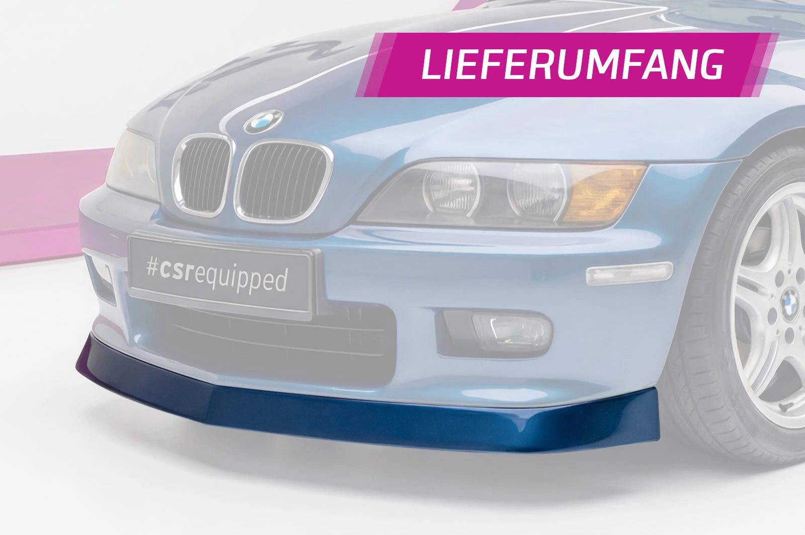 CSR Frontansatz für BMW E36/7, E36/8 Z3 FA010