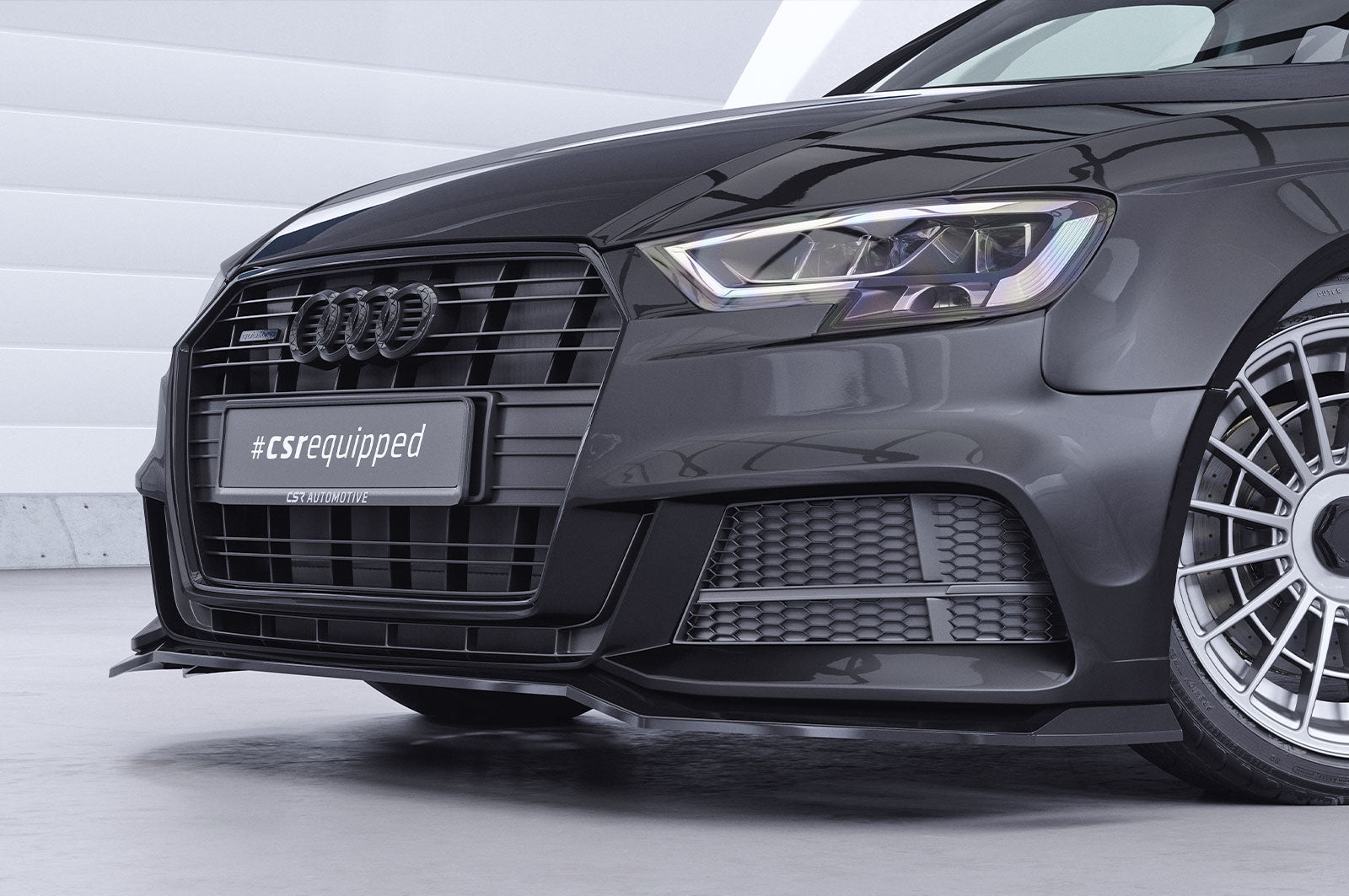 CSR Frontspoiler | Cup-Spoilerlippe mit ABE für Audi A3 S-Line / S3 8V CSL990