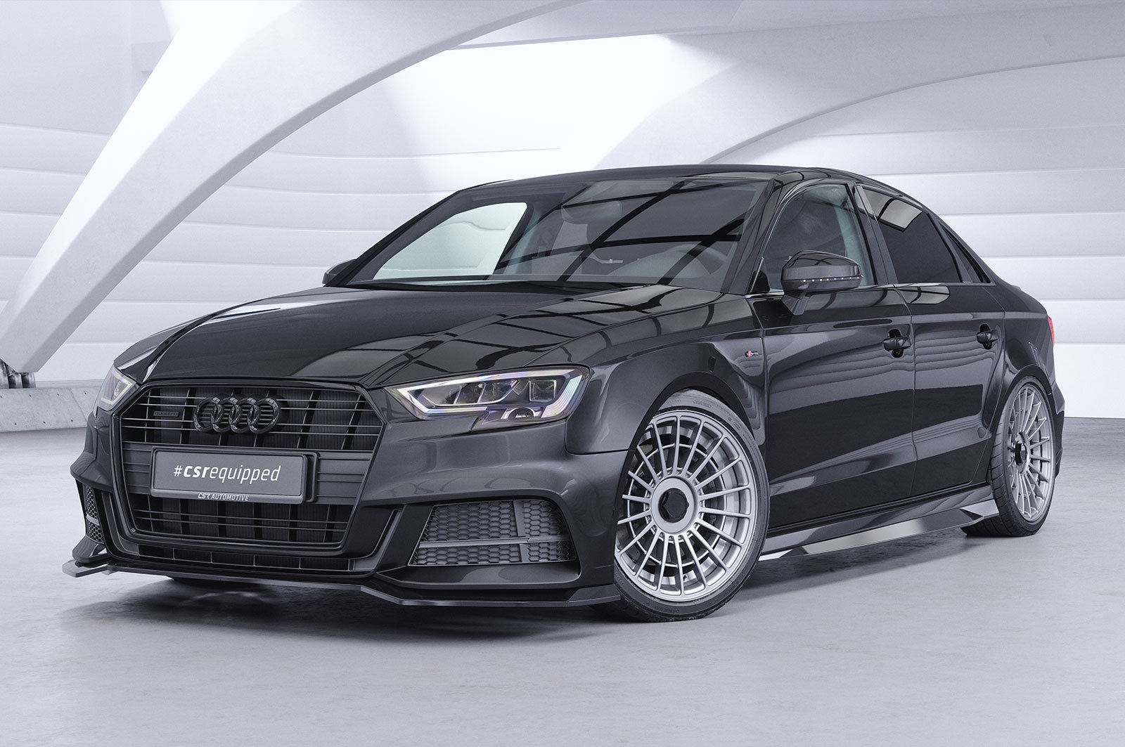 CSR Frontspoiler | Cup-Spoilerlippe mit ABE für Audi A3 S-Line / S3 8V CSL990