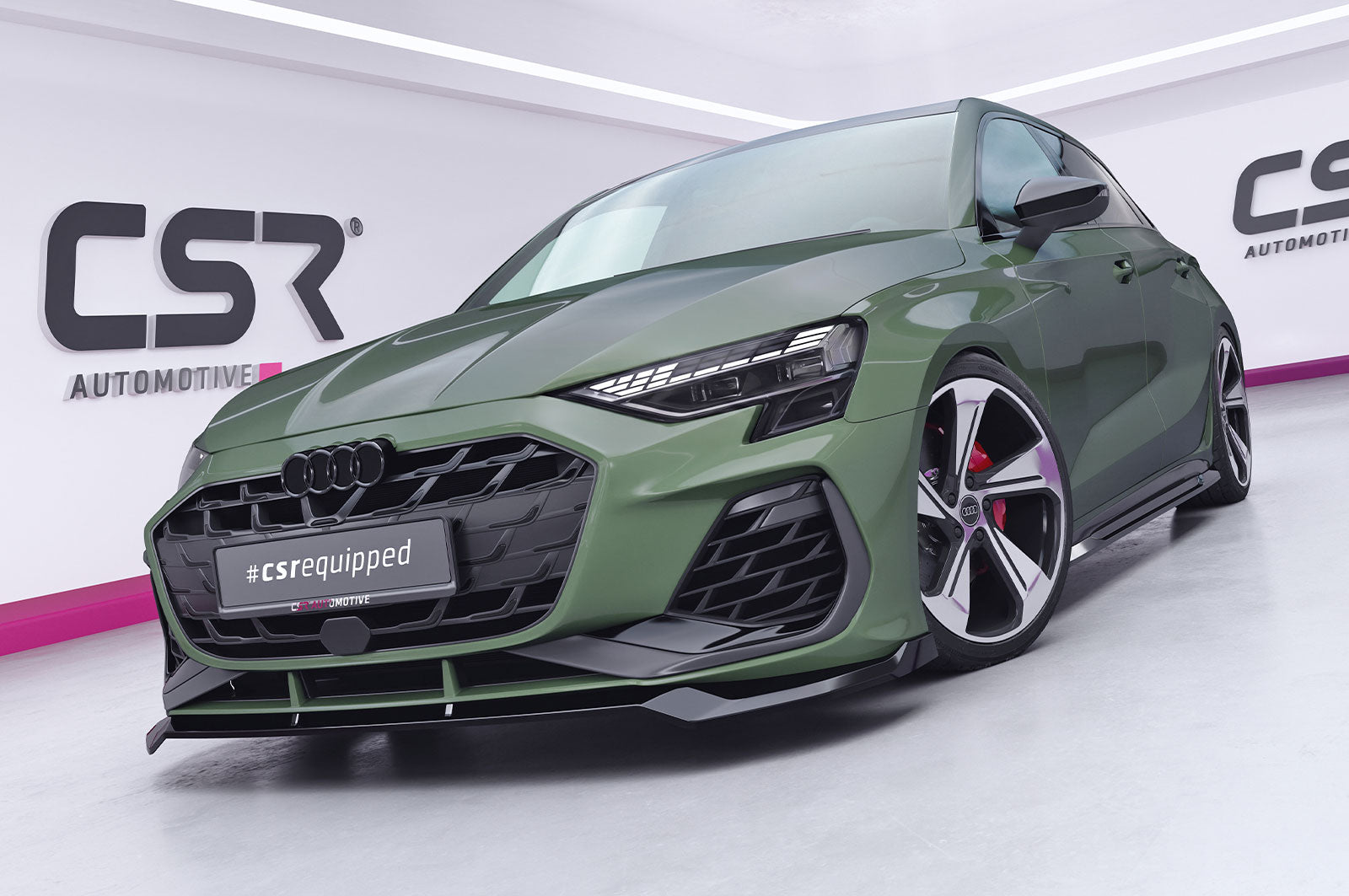 CSR Frontspoiler | Cup-Spoilerlippe mit ABE für Audi A3 S-Line / S3 (8Y) CSL375