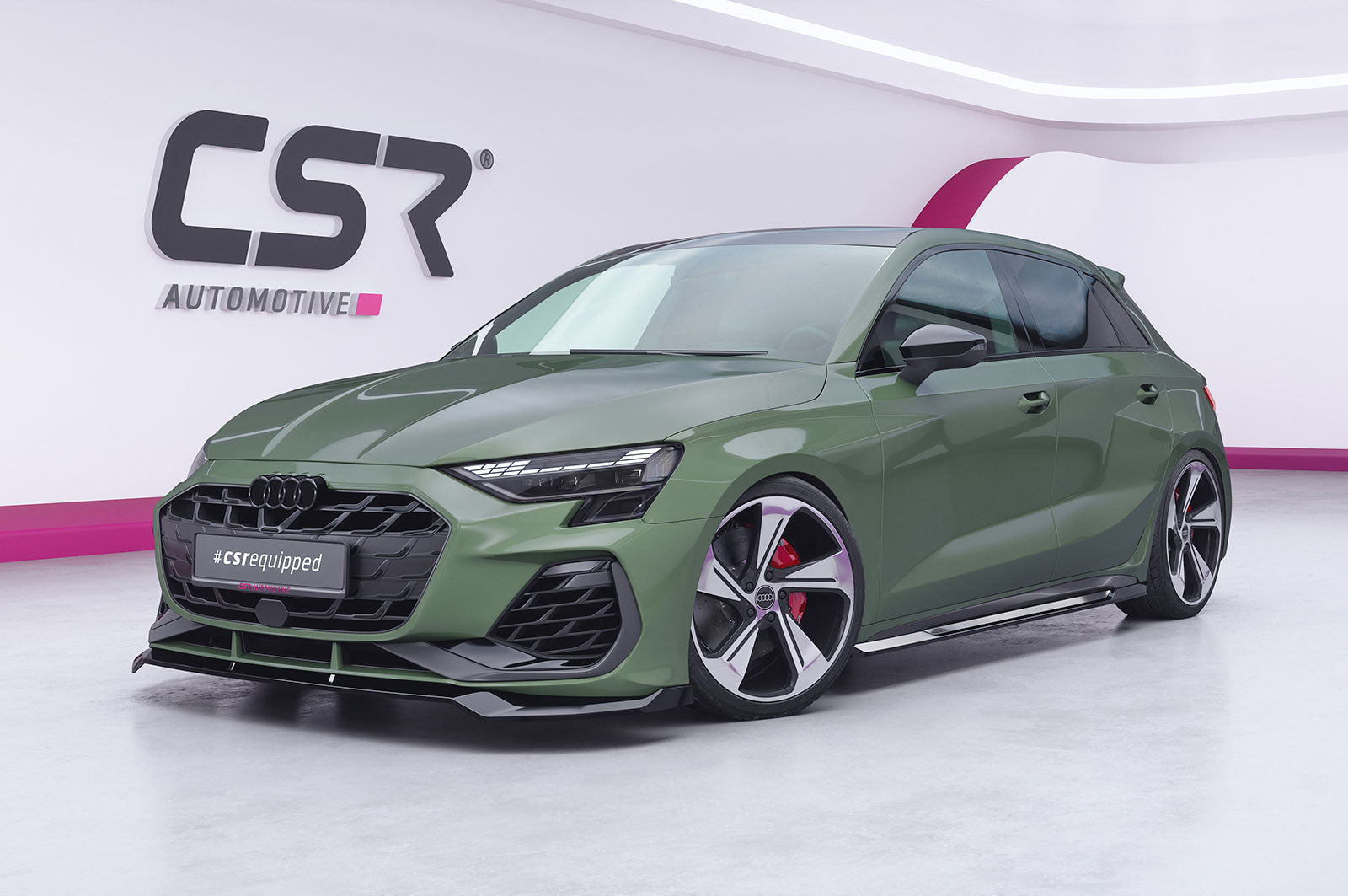 CSR Frontspoiler | Cup-Spoilerlippe mit ABE für Audi A3 S-Line / S3 (8Y) CSL375