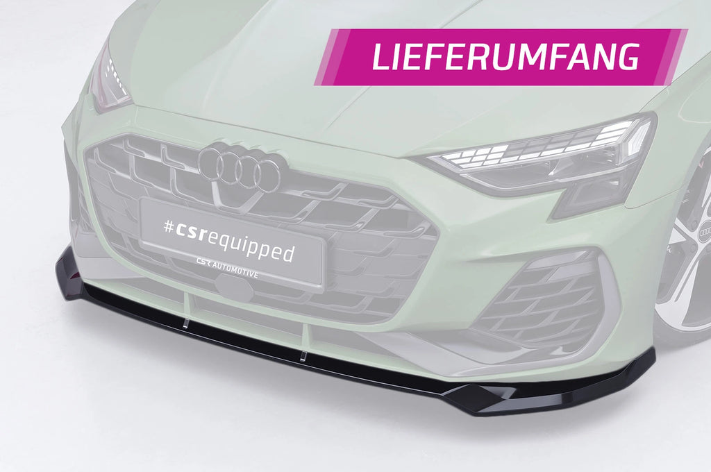 CSR Frontspoiler | Cup-Spoilerlippe mit ABE für Audi A3 S-Line / S3 (8Y) CSL375
