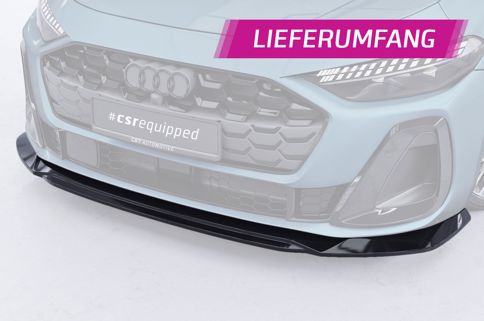 CSR Frontspoiler | Cup-Spoilerlippe mit ABE für Audi A5/ S5 B10 (Typ FU) CSL023
