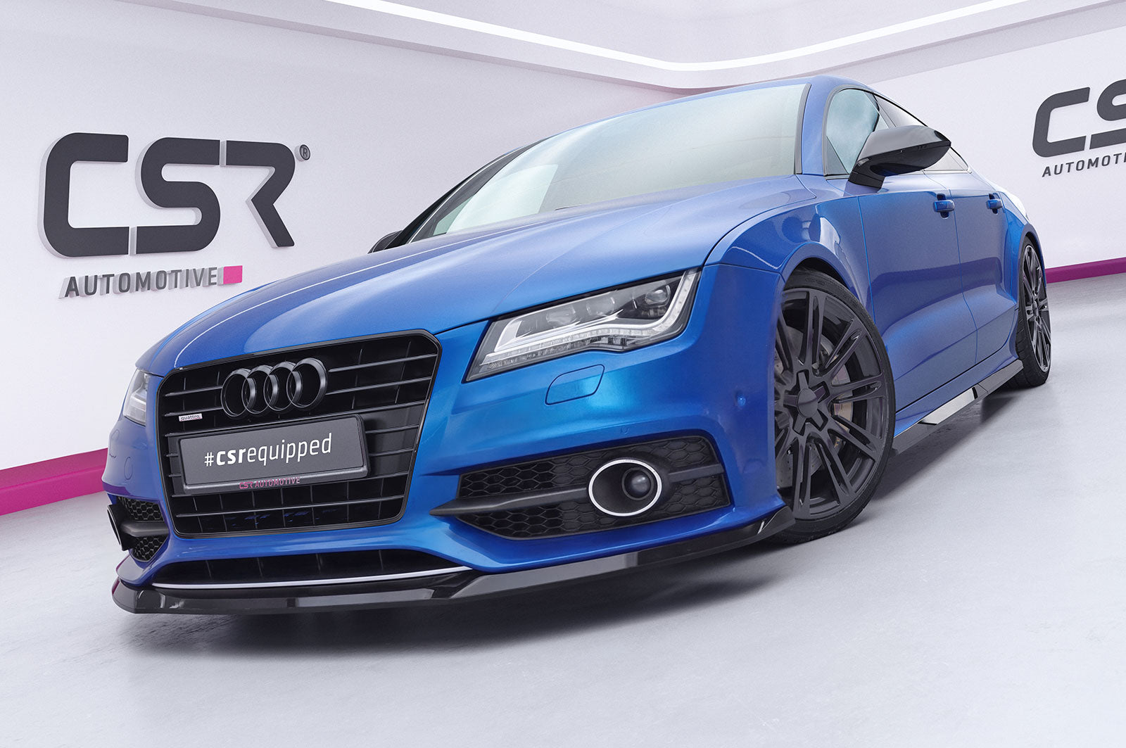 CSR Frontspoiler | Cup-Spoilerlippe mit ABE für Audi A7 S-Line / S7 C7 (Typ 4G) CSL607
