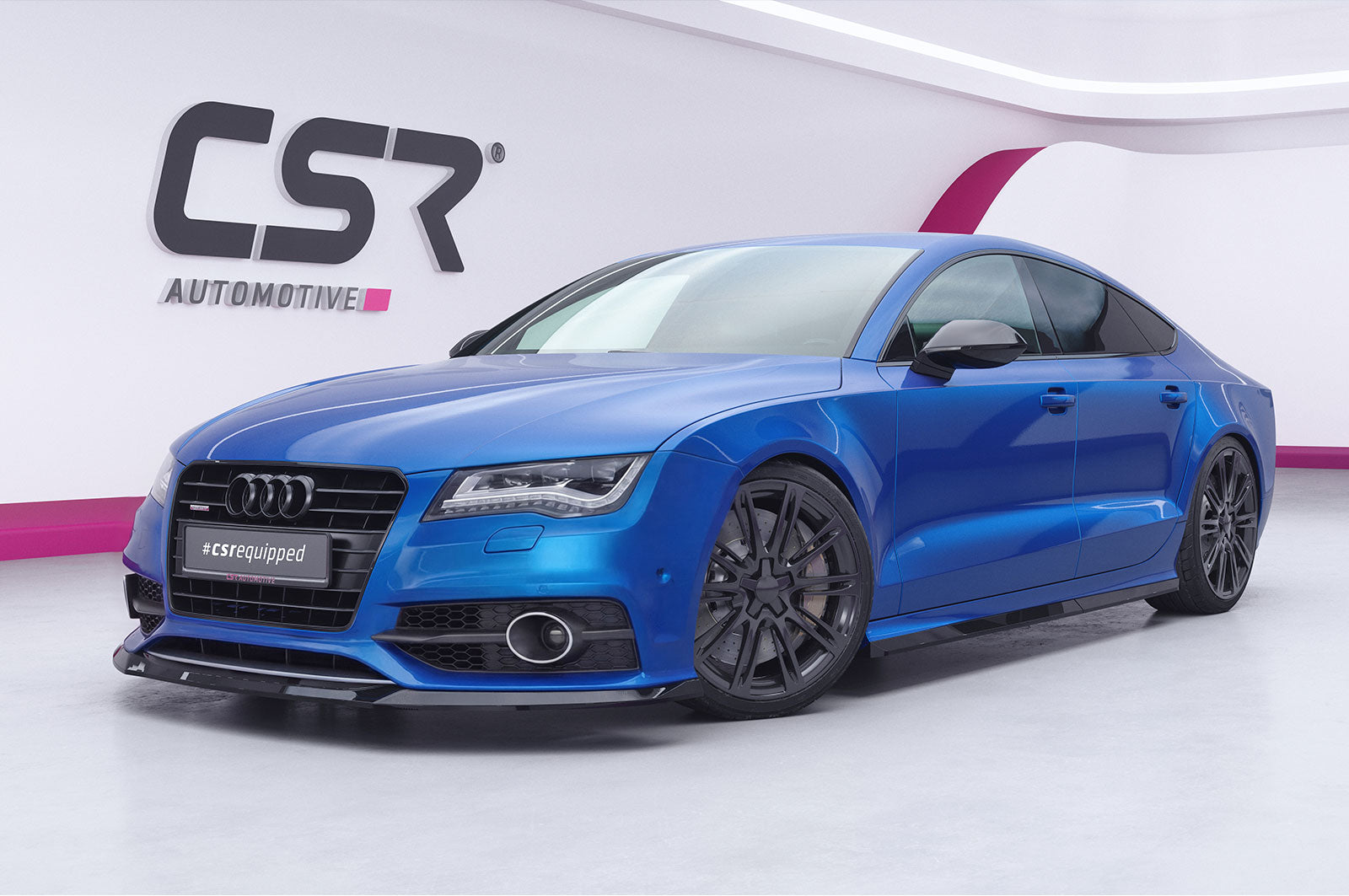 CSR Frontspoiler | Cup-Spoilerlippe mit ABE für Audi A7 S-Line / S7 C7 (Typ 4G) CSL607