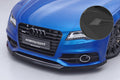 CSR Frontspoiler | Cup-Spoilerlippe mit ABE für Audi A7 S-Line / S7 C7 (Typ 4G) CSL607-S Strukturiert schwarz matt (keine Lackierung erforderlich)