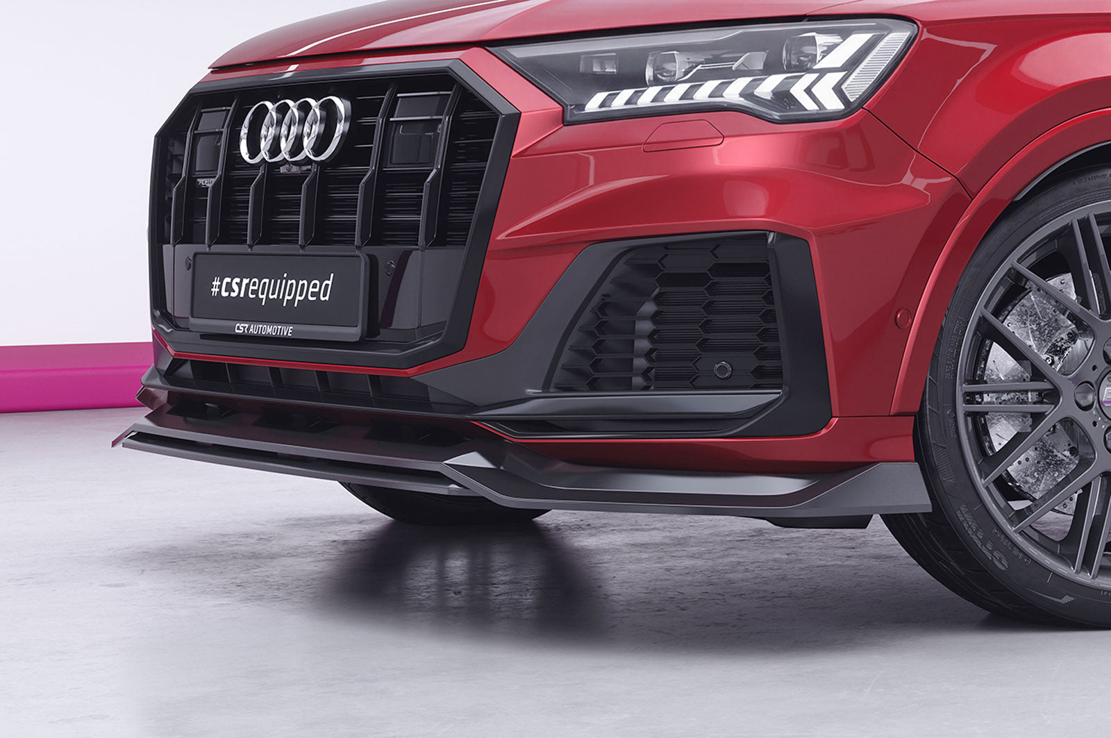 CSR Frontspoiler | Cup-Spoilerlippe mit ABE für Audi Q7 (4M) S-Line / SQ7 (4M) CSL744