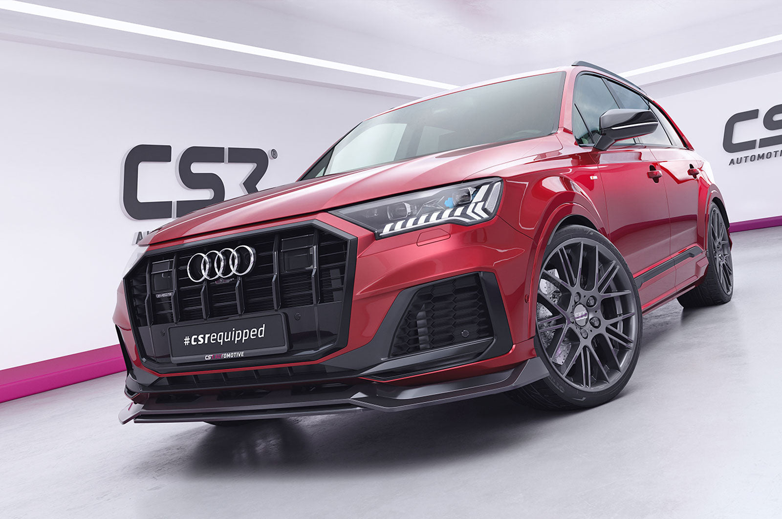CSR Frontspoiler | Cup-Spoilerlippe mit ABE für Audi Q7 (4M) S-Line / SQ7 (4M) CSL744