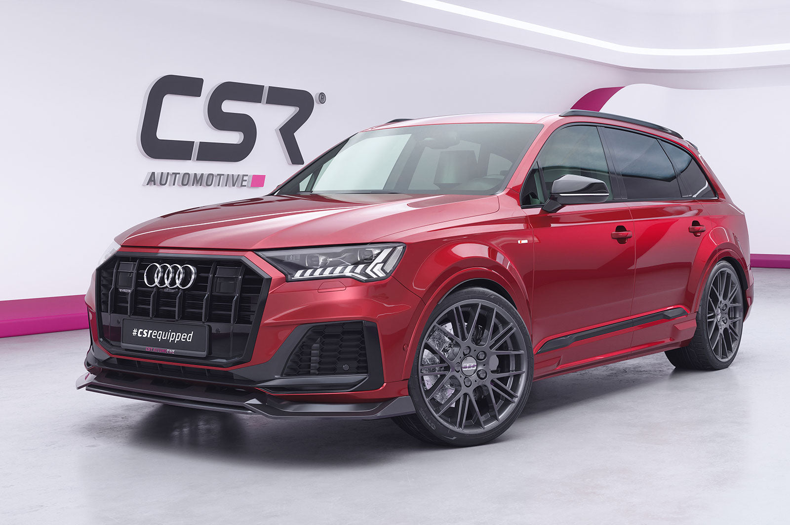 CSR Frontspoiler | Cup-Spoilerlippe mit ABE für Audi Q7 (4M) S-Line / SQ7 (4M) CSL744