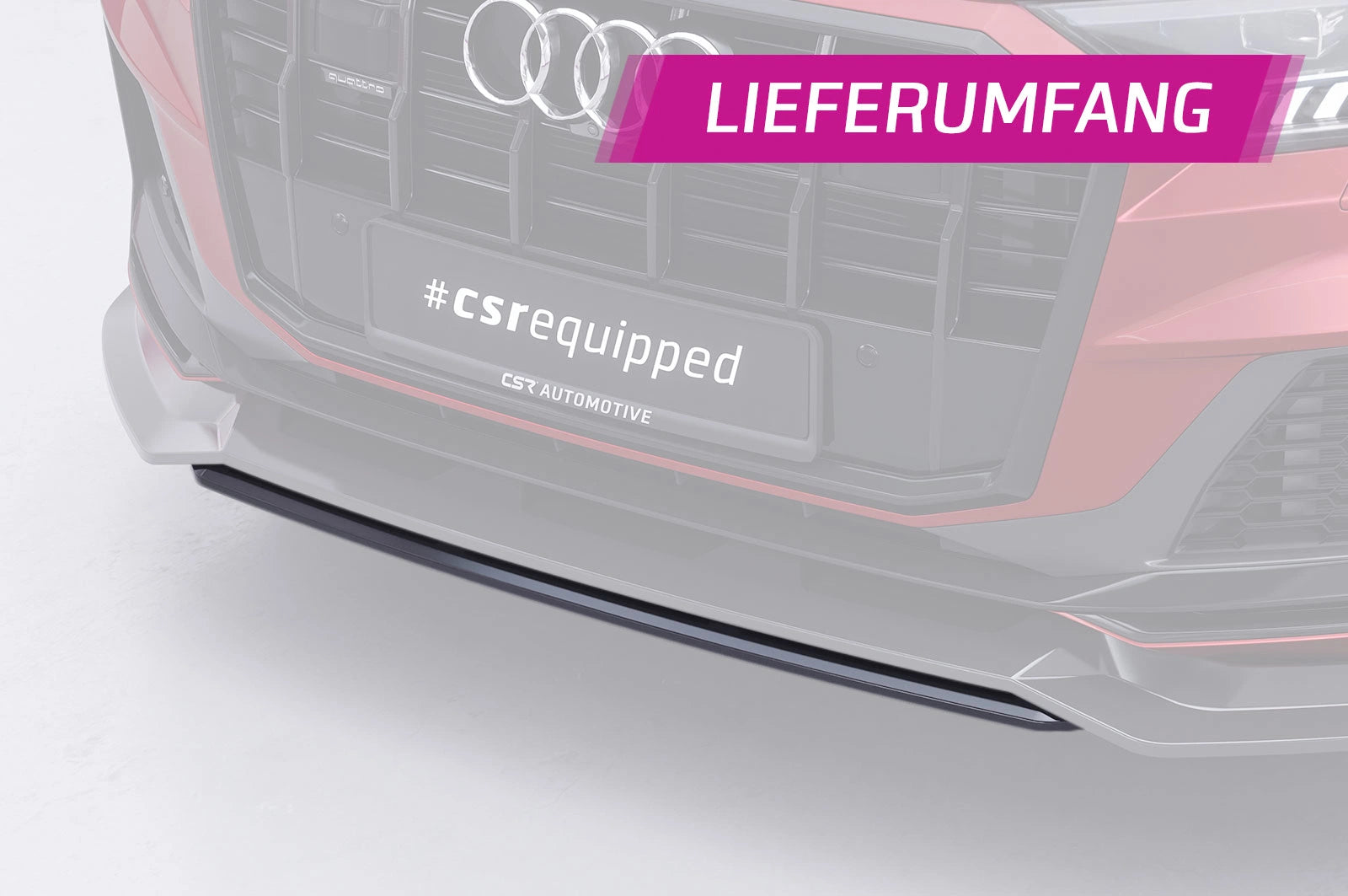 CSR Frontspoiler | Cup-Spoilerlippe mit ABE für Audi Q7 4M S-Line / SQ7 4M CSL748