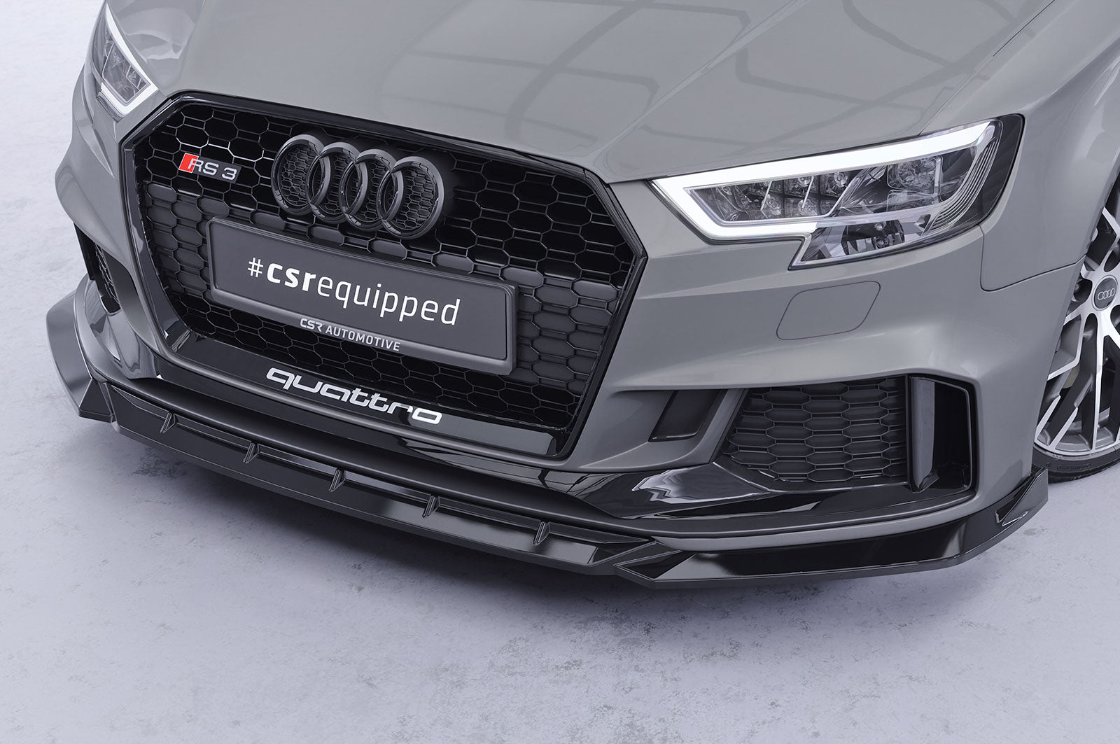 CSR Frontspoiler | Cup-Spoilerlippe mit ABE für Audi RS3 (8V/8VA) CSL042