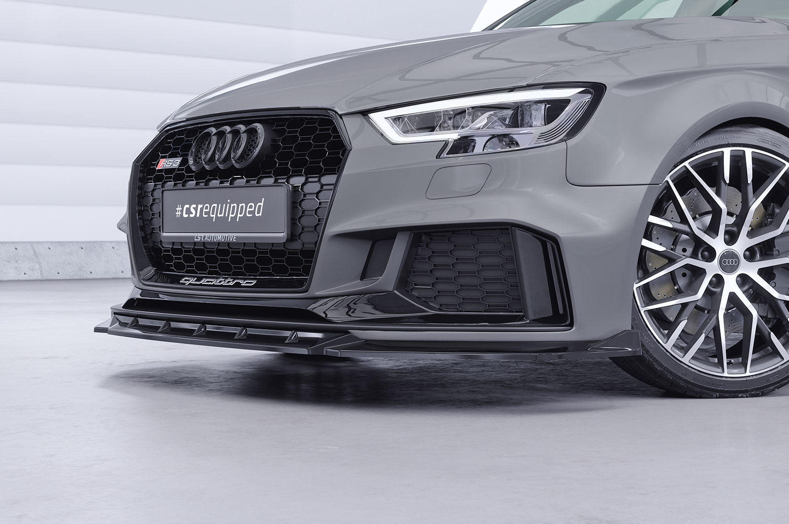 CSR Frontspoiler | Cup-Spoilerlippe mit ABE für Audi RS3 (8V/8VA) CSL042