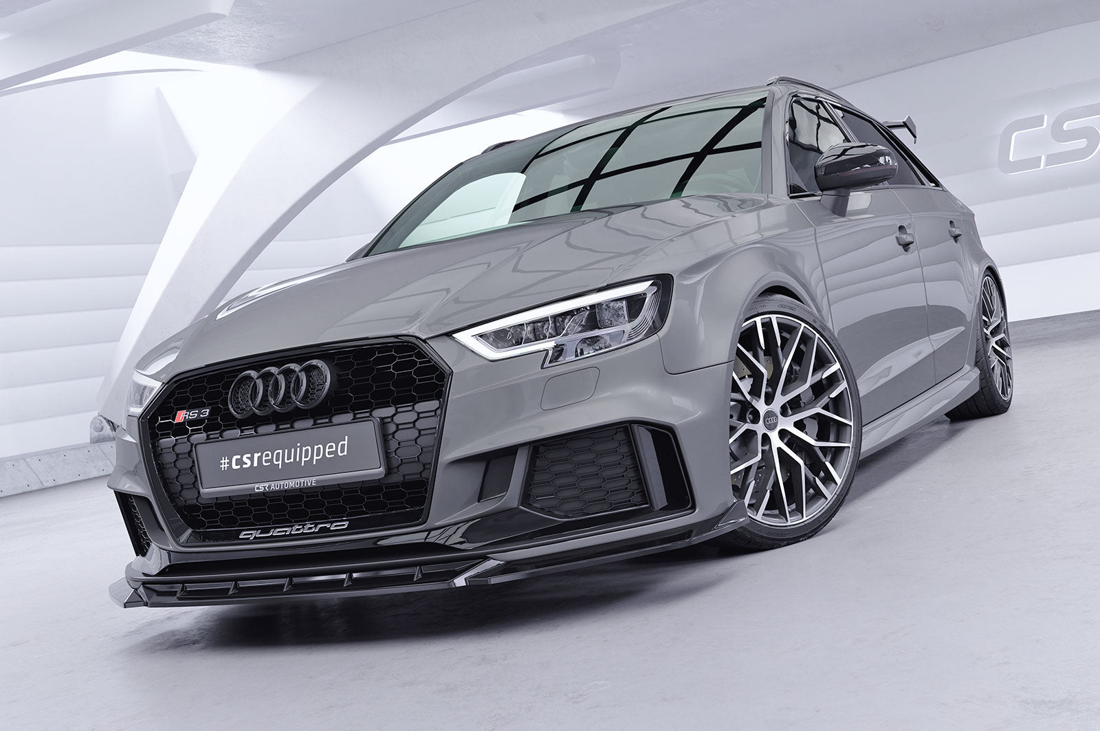 CSR Frontspoiler | Cup-Spoilerlippe mit ABE für Audi RS3 (8V/8VA) CSL042