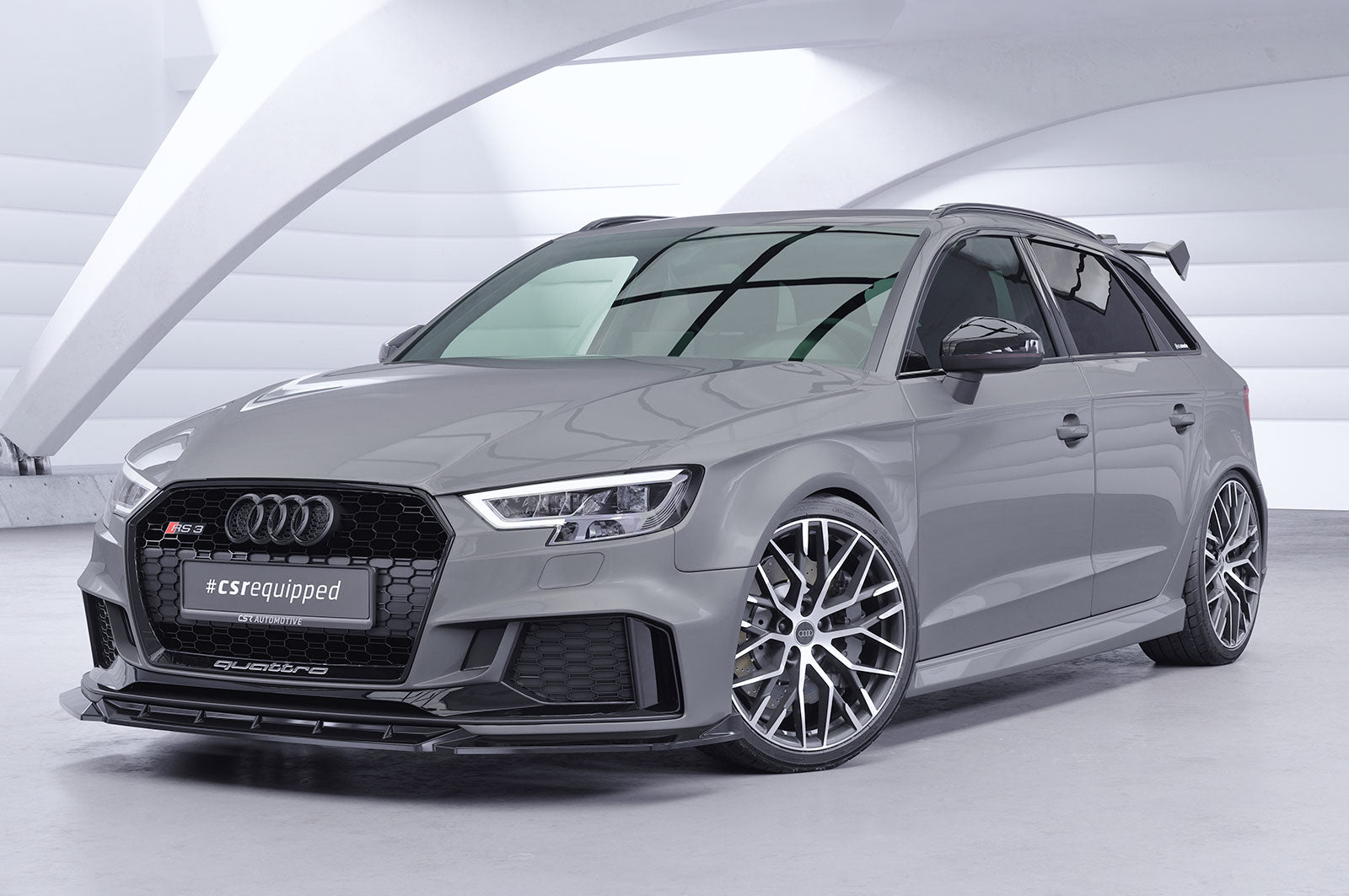CSR Frontspoiler | Cup-Spoilerlippe mit ABE für Audi RS3 (8V/8VA) CSL042