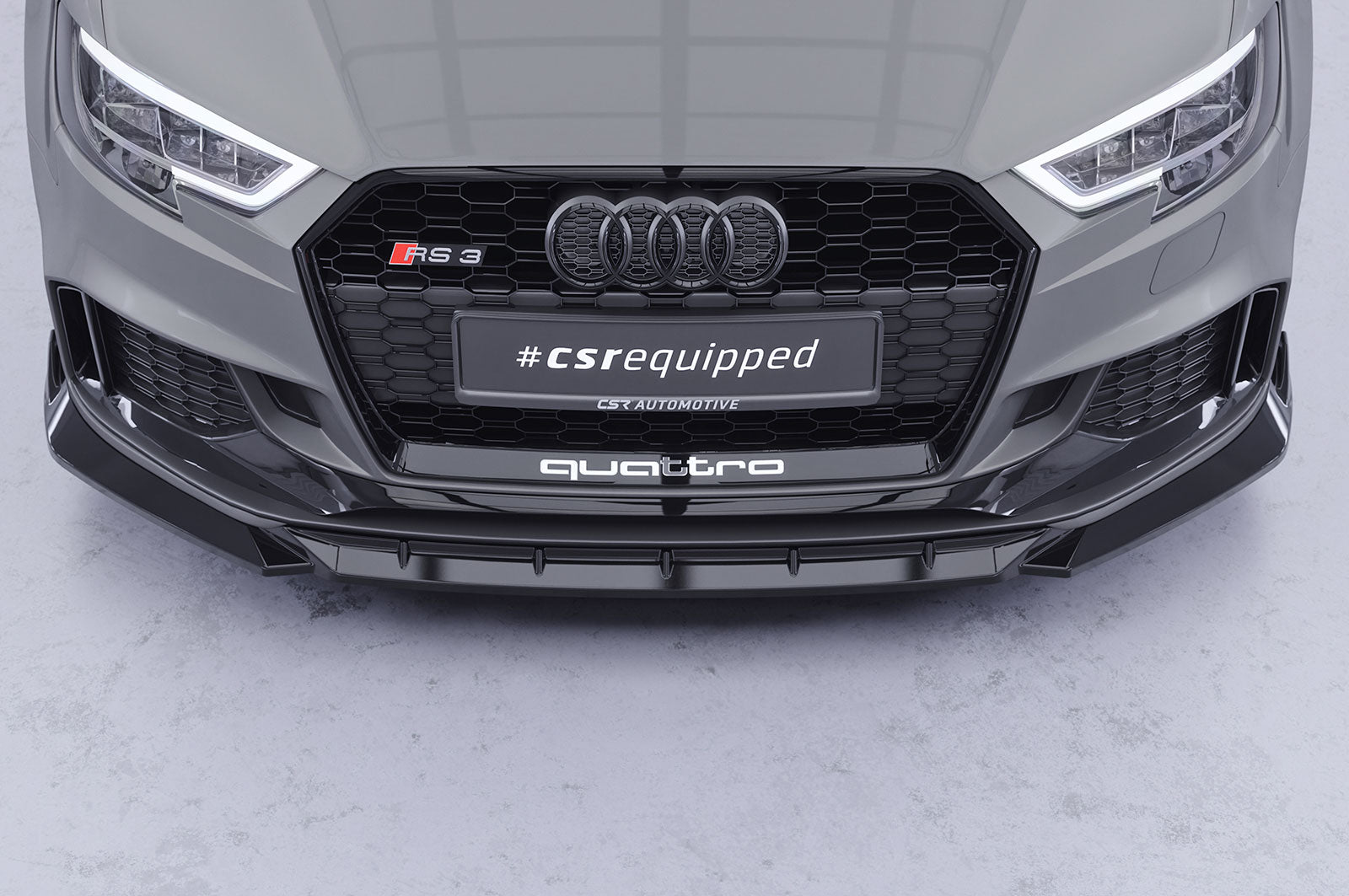 CSR Frontspoiler | Cup-Spoilerlippe mit ABE für Audi RS3 (8V/8VA) CSL042