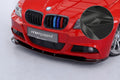 CSR Frontspoiler | Cup-Spoilerlippe mit ABE für BMW 3er E90/E91 LCI CSL168-C Carbon Look Hochglanz (keine Lackierung erforderlich)