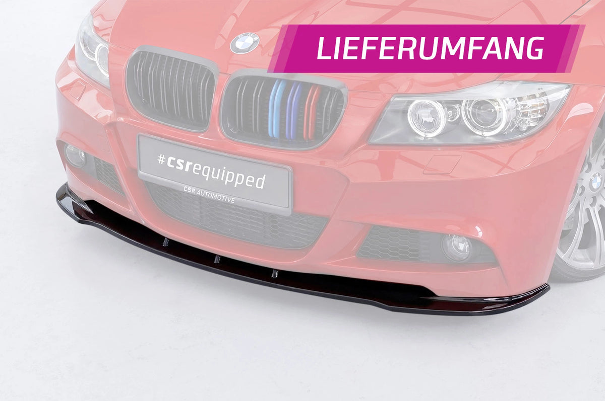 CSR Frontspoiler | Cup-Spoilerlippe mit ABE für BMW 3er E90 / E91 LCI M-Paket CSL168