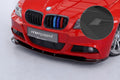 CSR Frontspoiler | Cup-Spoilerlippe mit ABE für BMW 3er E90 / E91 LCI M-Paket CSL168-S Strukturiert schwarz matt (keine Lackierung erforderlich)
