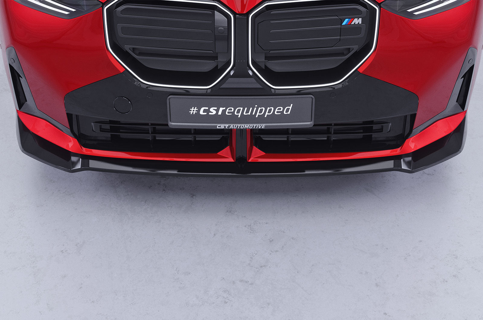 CSR Frontspoiler | Cup-Spoilerlippe mit ABE für BMW X3 G45 CSL980-S Strukturiert schwarz matt (keine Lackierung erforderlich)