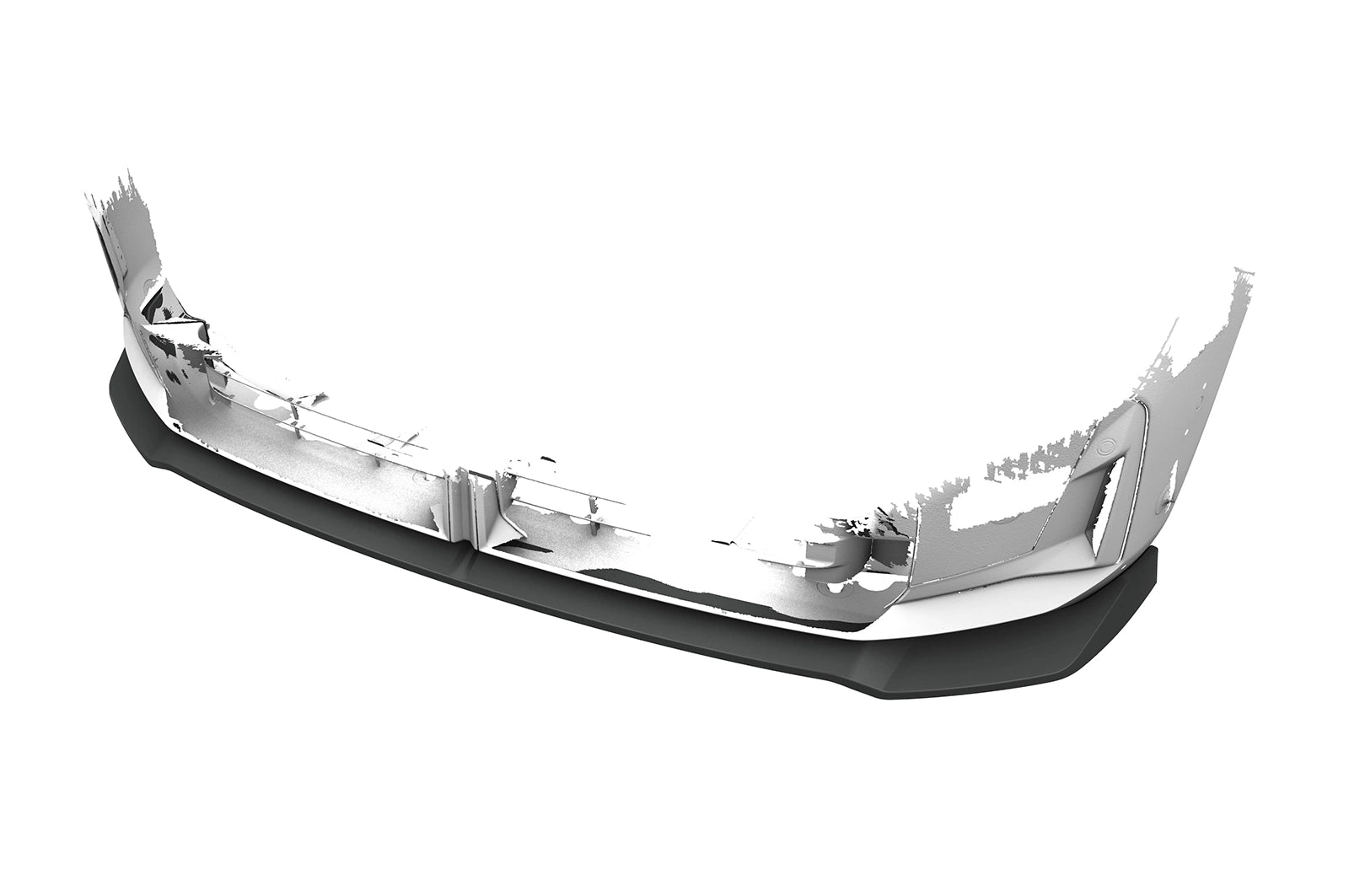 CSR Frontspoiler | Cup-Spoilerlippe mit ABE für BMW X3 G45 CSL980-S Strukturiert schwarz matt (keine Lackierung erforderlich)