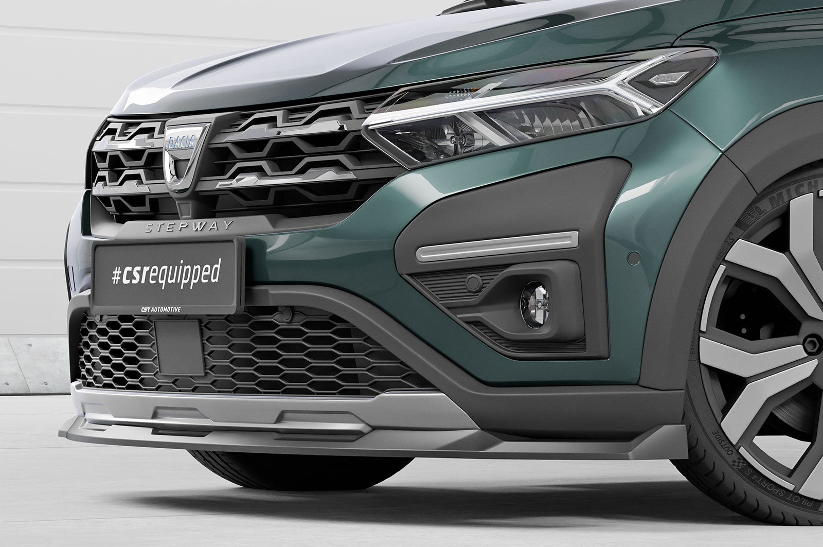 CSR Frontspoiler | Cup-Spoilerlippe mit ABE für Dacia Sandero Stepway CSL654