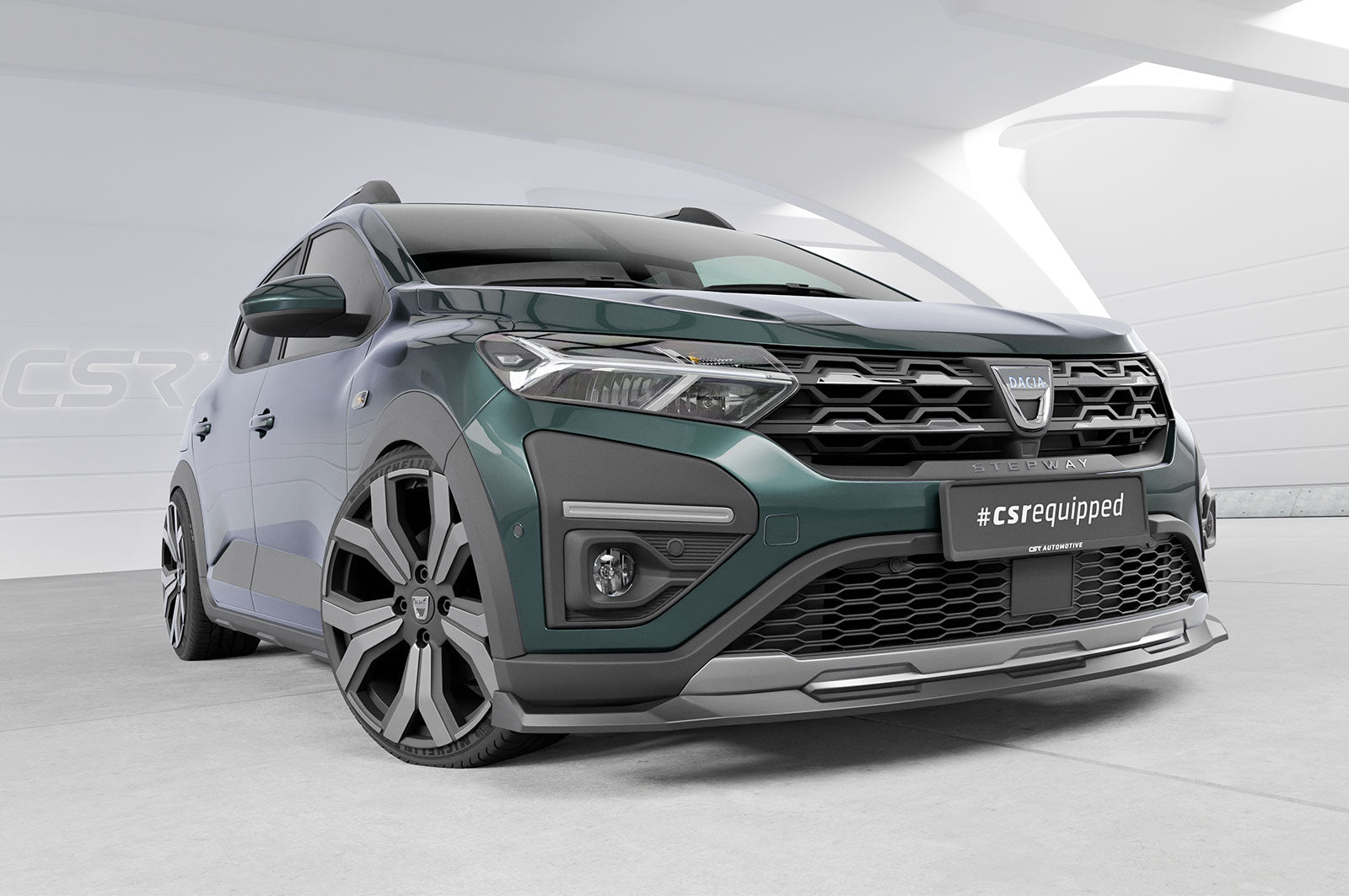 CSR Frontspoiler | Cup-Spoilerlippe mit ABE für Dacia Sandero Stepway CSL654