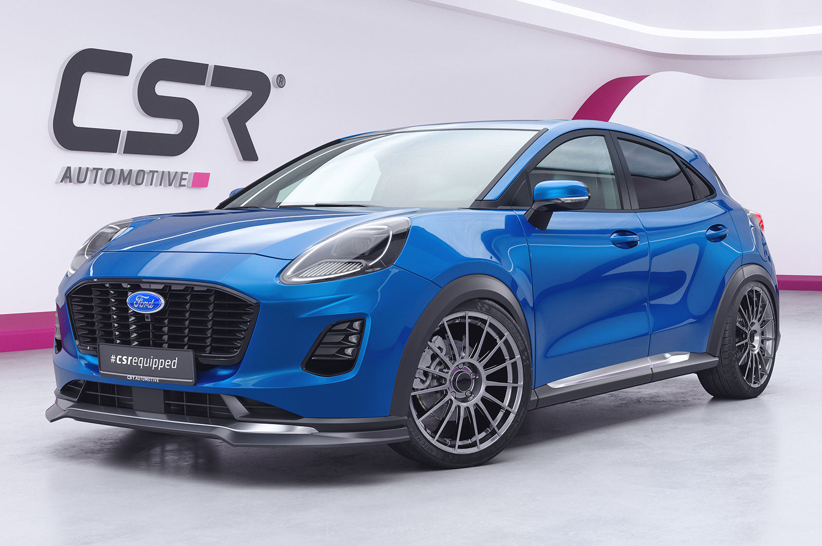 CSR Frontspoiler | Cup-Spoilerlippe mit ABE für Ford Puma Titanium CSL651