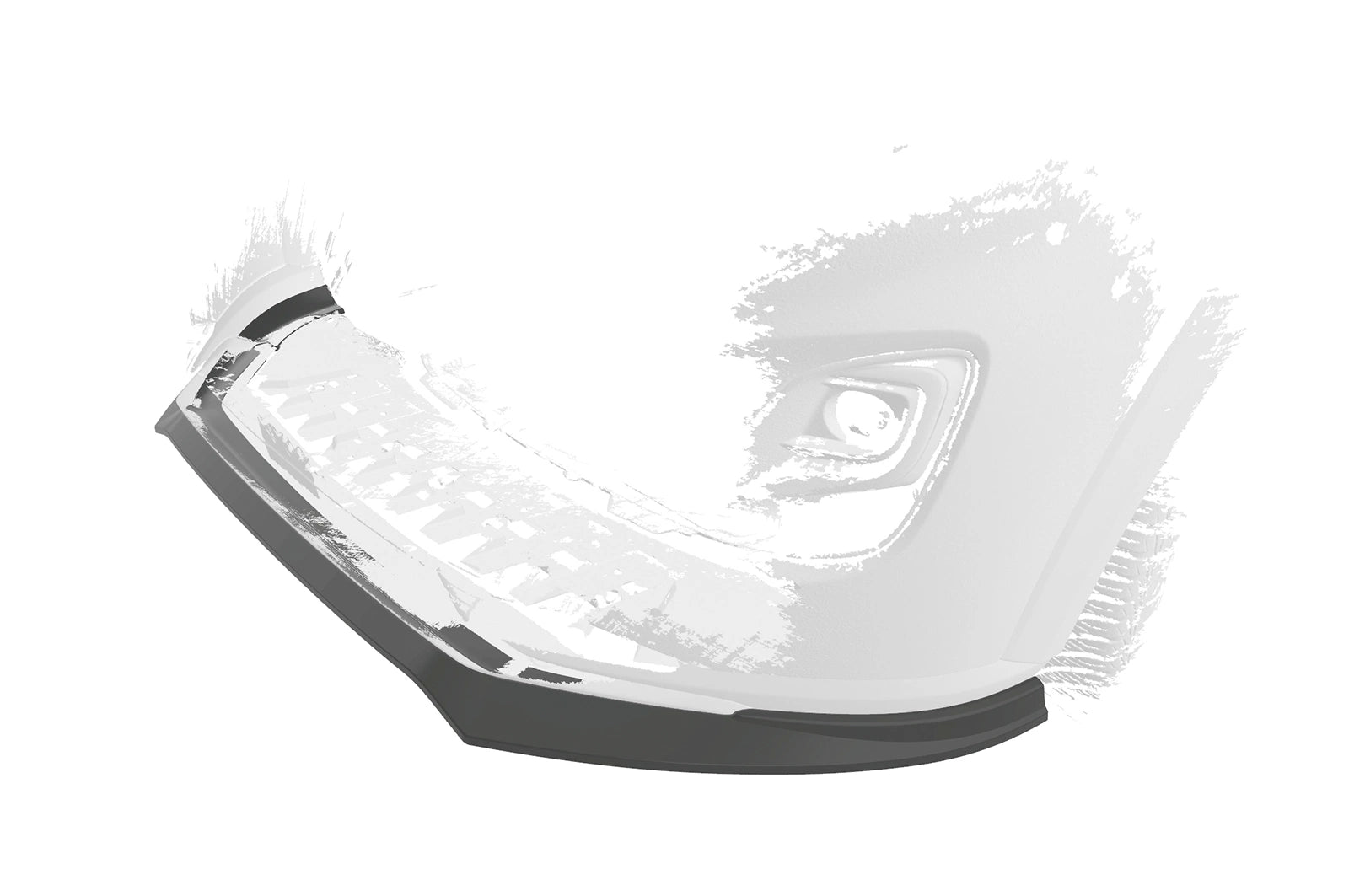 CSR Frontspoiler | Cup-Spoilerlippe mit ABE für Ford Puma Titanium CSL651-G Glossy schwarz Hochglanz (keine Lackierung erforderlich)