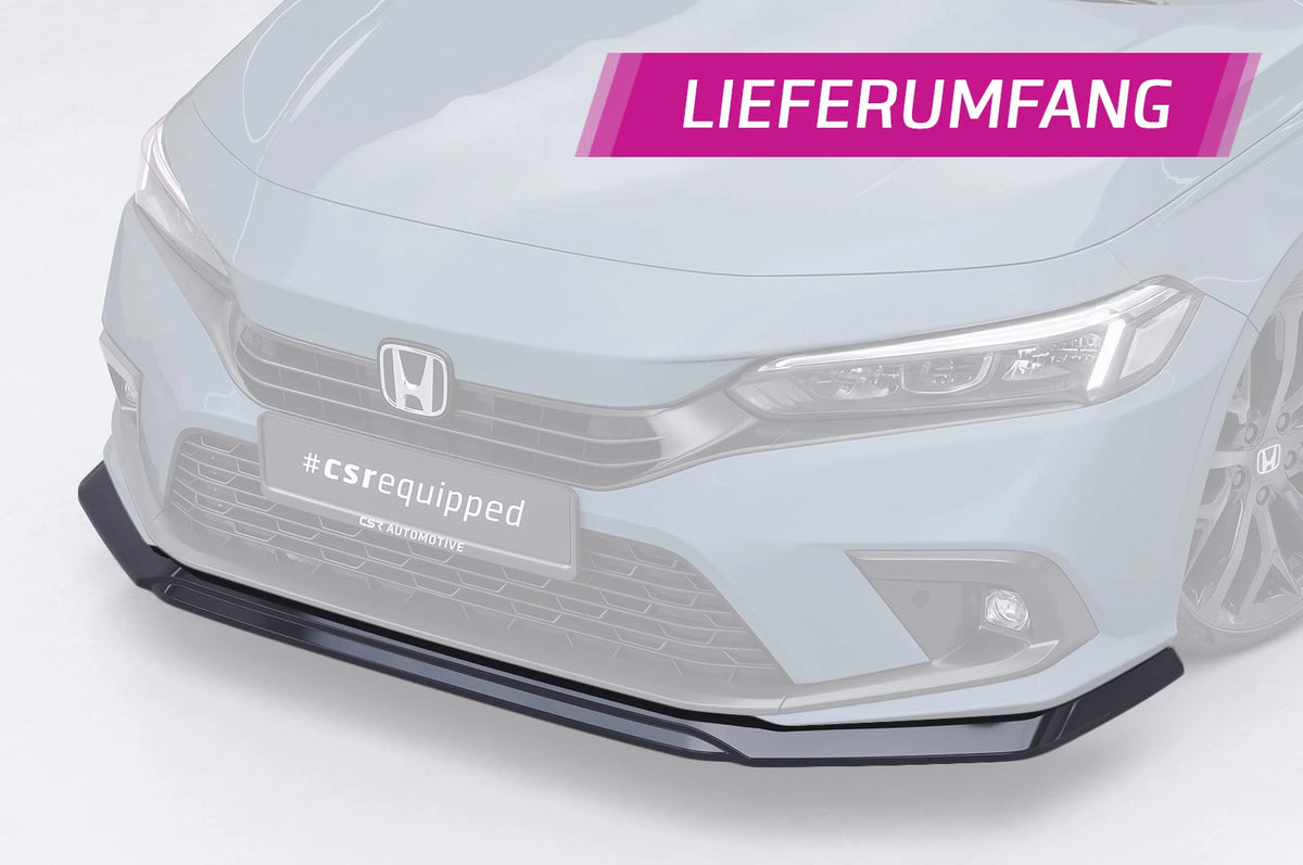 CSR Frontspoiler | Cup-Spoilerlippe mit ABE für Honda Civic FK11 (11.Gen) CSL018