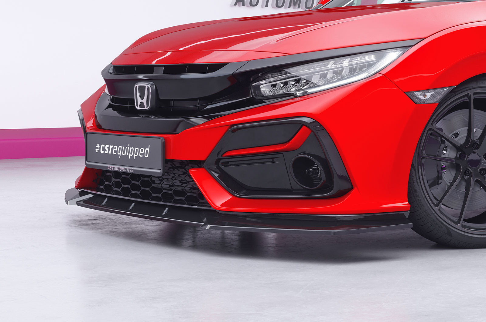 CSR Frontspoiler | Cup-Spoilerlippe mit ABE für Honda Civic FK7 (10. Gen) Sport CSL020