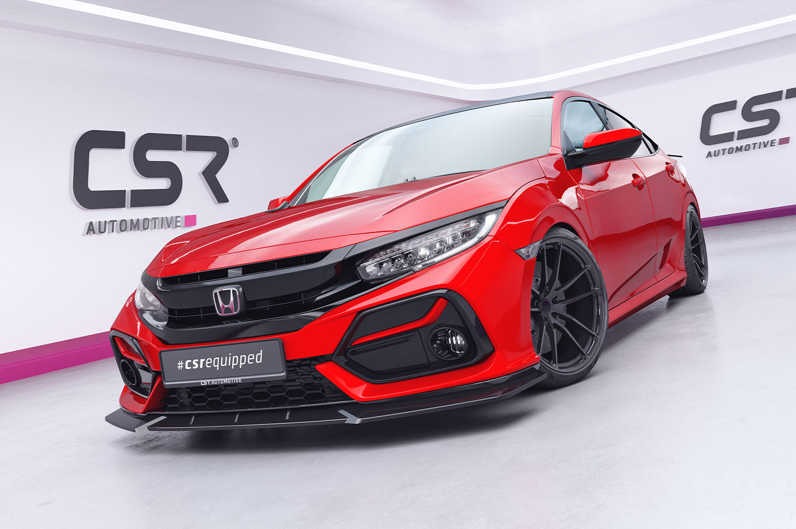 CSR Frontspoiler | Cup-Spoilerlippe mit ABE für Honda Civic FK7 (10. Gen) Sport CSL020