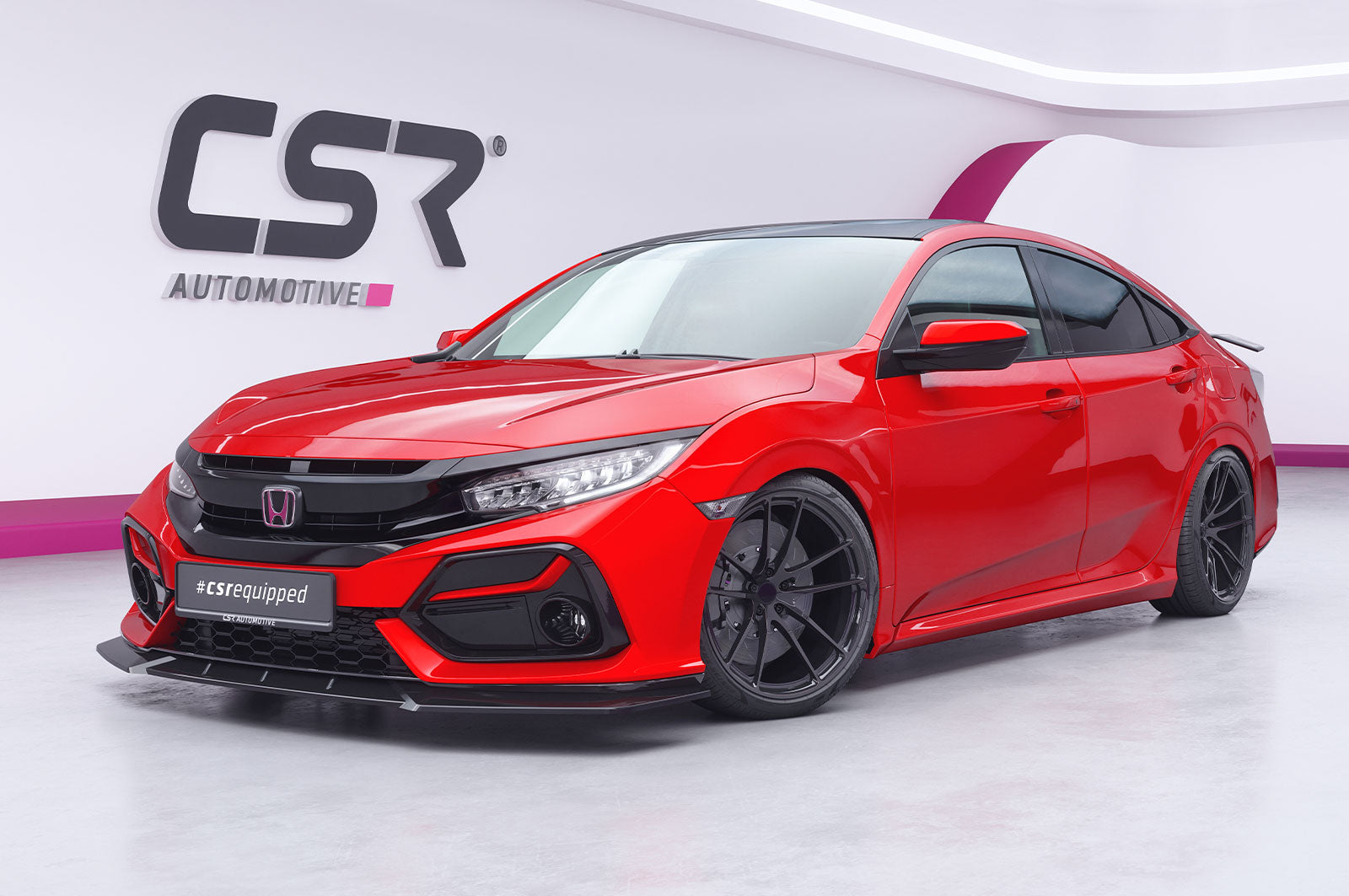 CSR Frontspoiler | Cup-Spoilerlippe mit ABE für Honda Civic FK7 (10. Gen) Sport CSL020