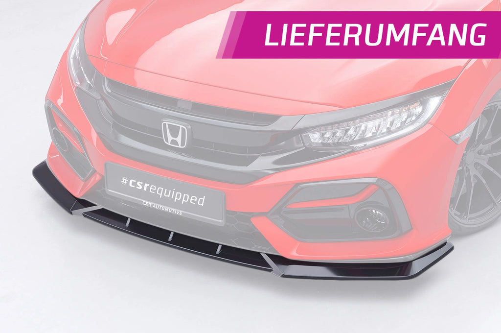 CSR Frontspoiler | Cup-Spoilerlippe mit ABE für Honda Civic FK7 (10. Gen) Sport CSL020