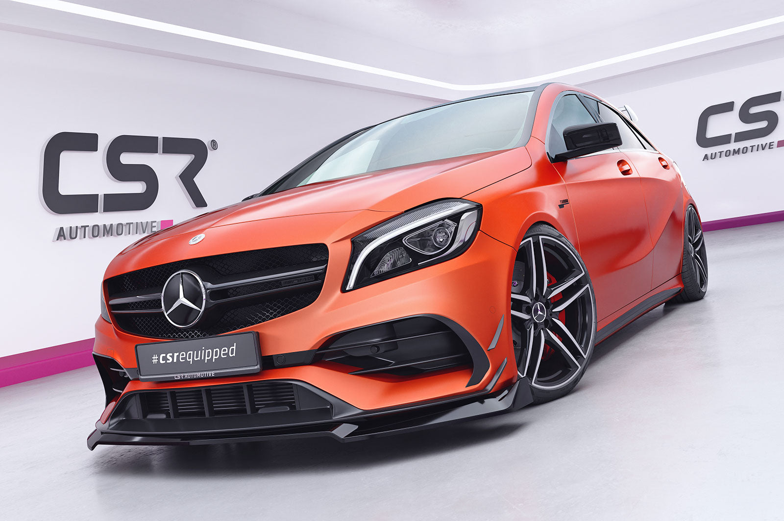 CSR Frontspoiler | Cup-Spoilerlippe mit ABE für Mercedes Benz A-Klasse W176 A45 AMG CSL846