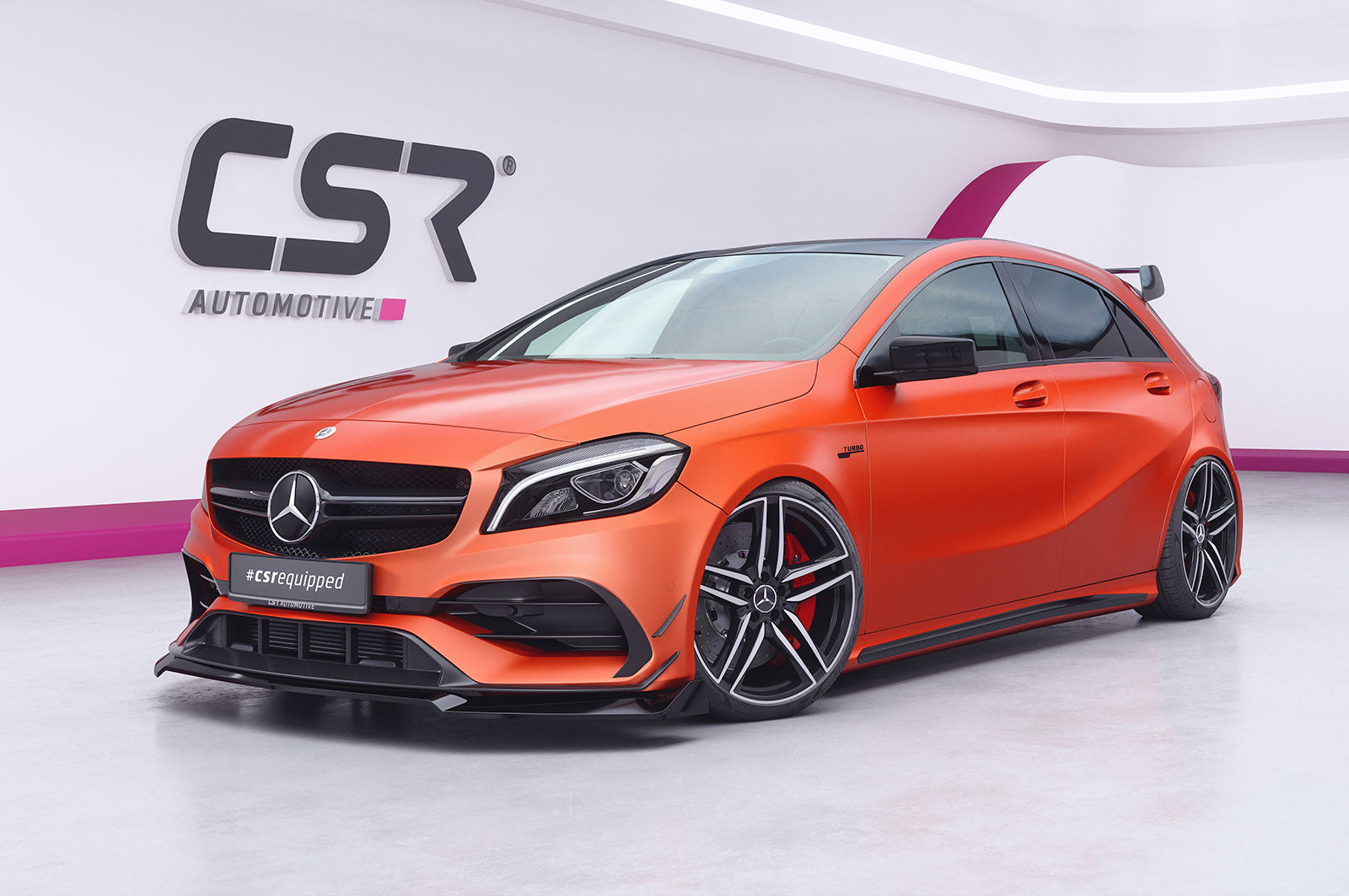 CSR Frontspoiler | Cup-Spoilerlippe mit ABE für Mercedes Benz A-Klasse W176 A45 AMG CSL846