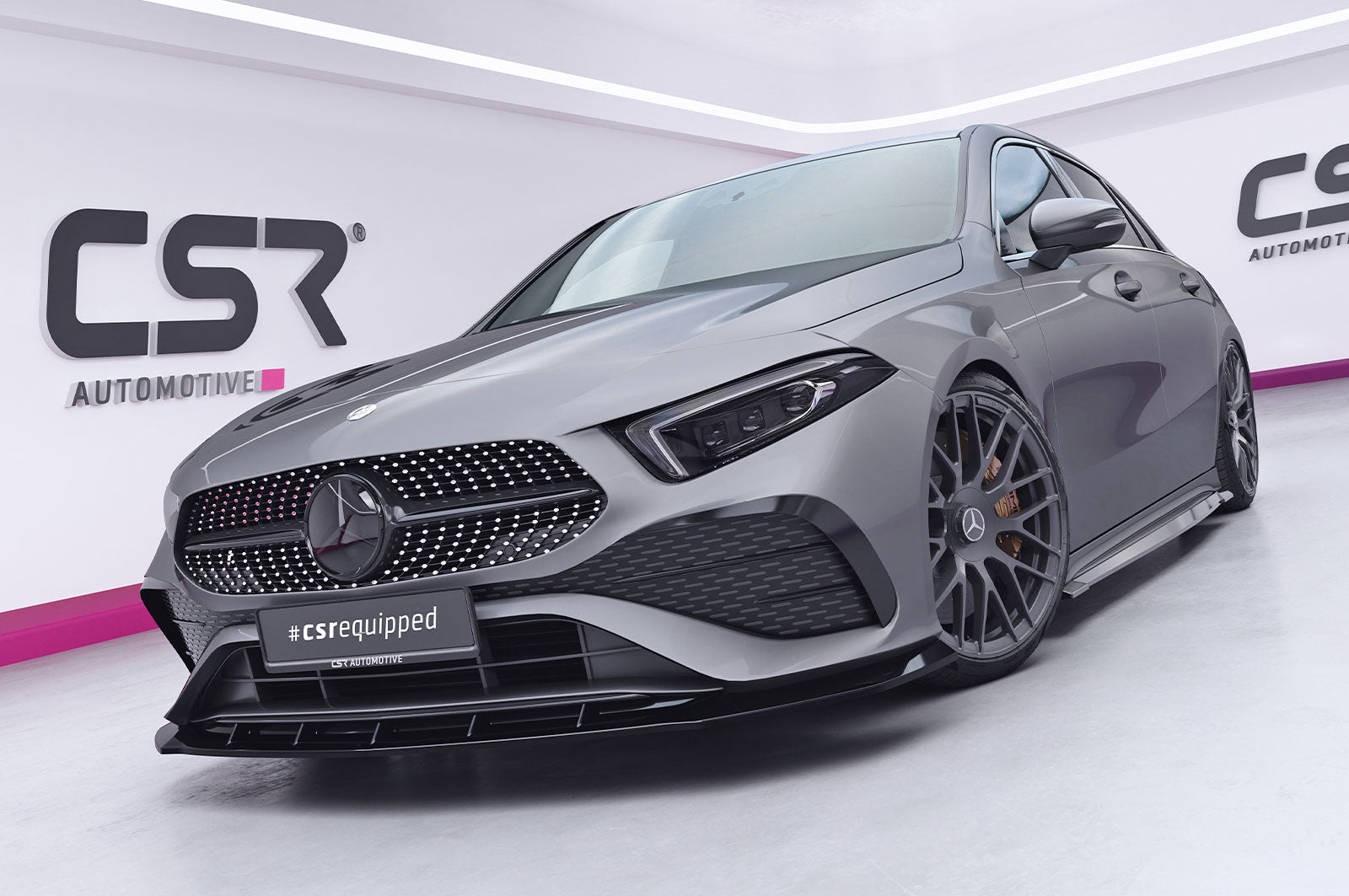 CSR Frontspoiler | Cup-Spoilerlippe mit ABE für Mercedes-Benz A-Klasse W177 AMG / AMG-Line CSL024
