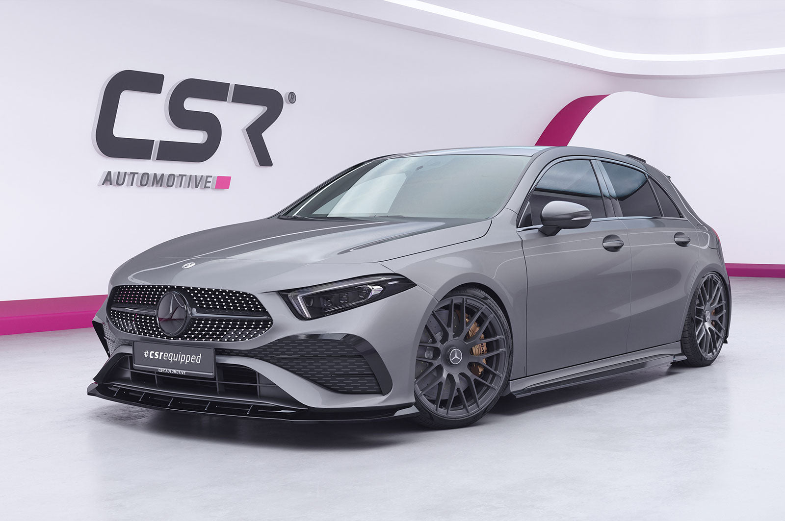 CSR Frontspoiler | Cup-Spoilerlippe mit ABE für Mercedes-Benz A-Klasse W177 AMG / AMG-Line CSL024