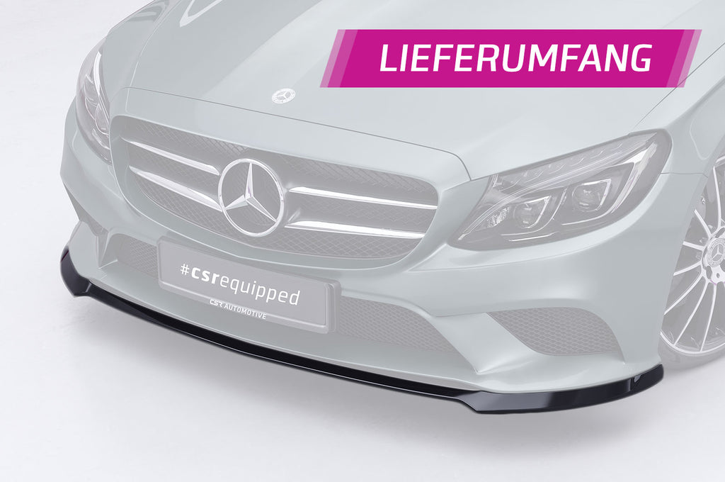 CSR Frontspoiler | Cup-Spoilerlippe mit ABE für Mercedes-Benz C-Klasse W205 CSL546