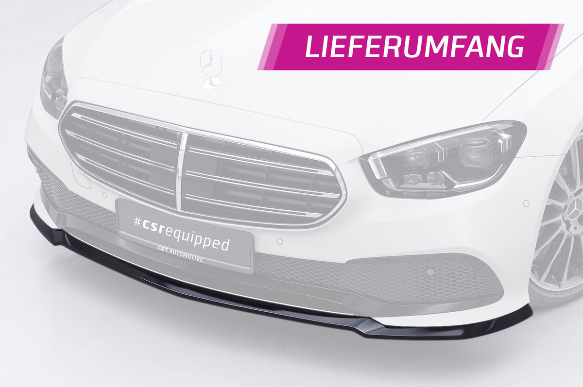 CSR Frontspoiler | Cup-Spoilerlippe mit ABE für Mercedes-Benz E-Klasse W213/S213 CSL557