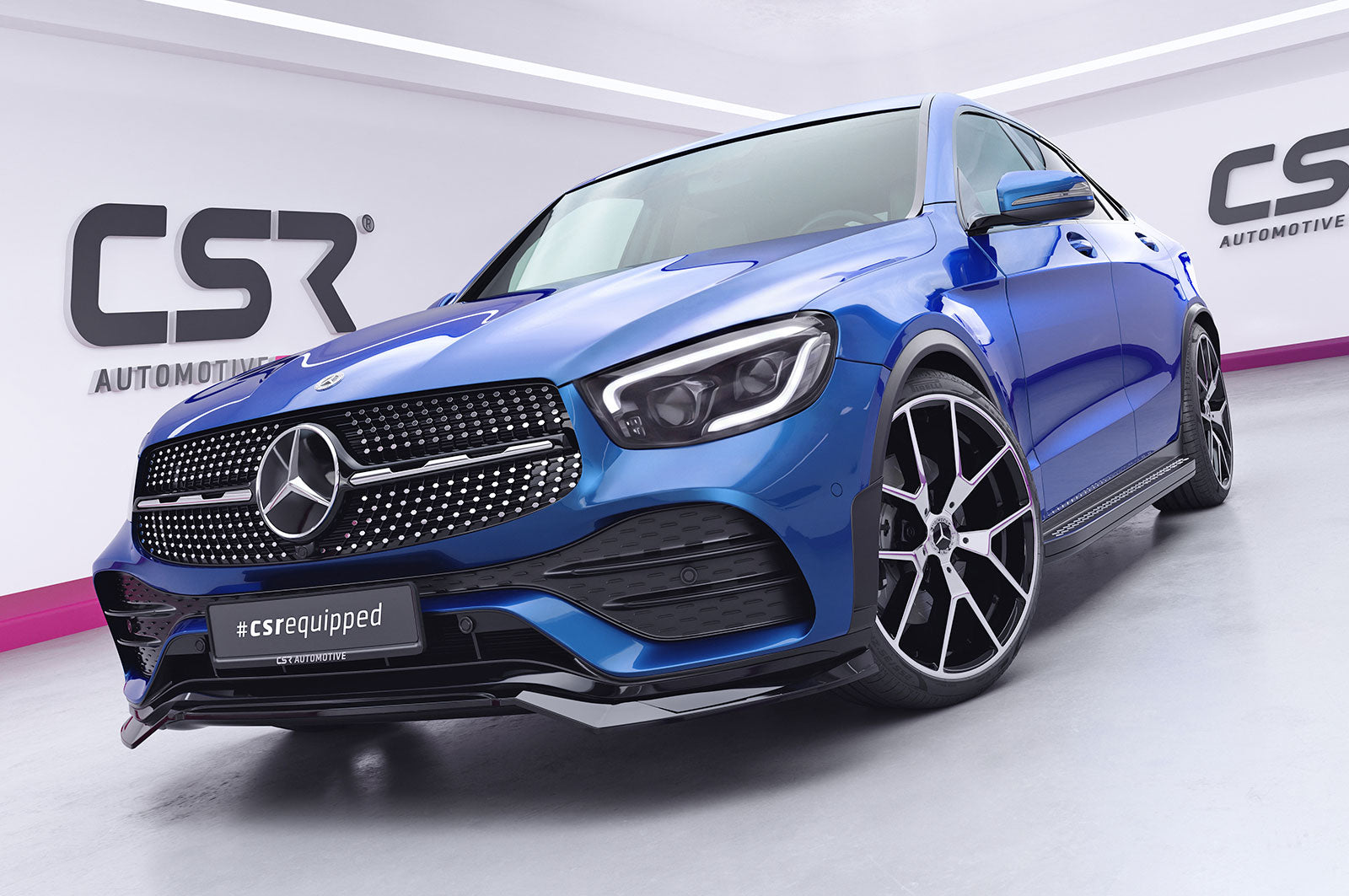 CSR Frontspoiler | Cup-Spoilerlippe mit ABE für Mercedes-Benz GLC (C253/X253) AMG-Line CSL573
