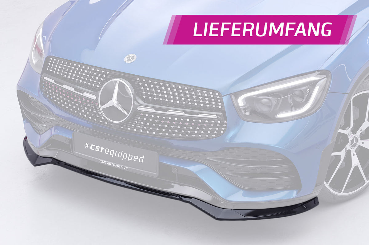 CSR Frontspoiler | Cup-Spoilerlippe mit ABE für Mercedes-Benz GLC (C253/X253) AMG-Line CSL573
