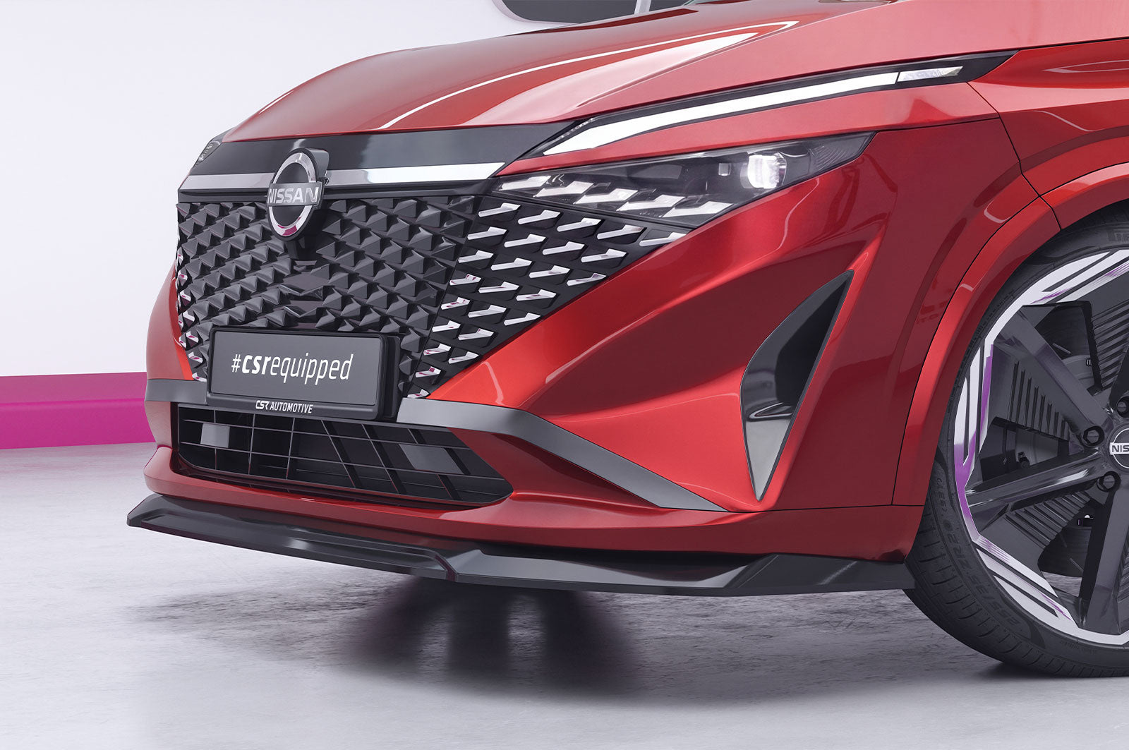 CSR Frontspoiler | Cup-Spoilerlippe mit ABE für Nissan Qashqai (J12) CSL003