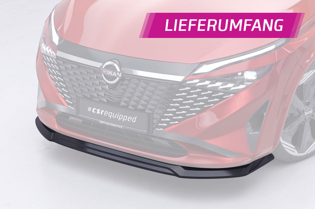 CSR Frontspoiler | Cup-Spoilerlippe mit ABE für Nissan Qashqai (J12) CSL003