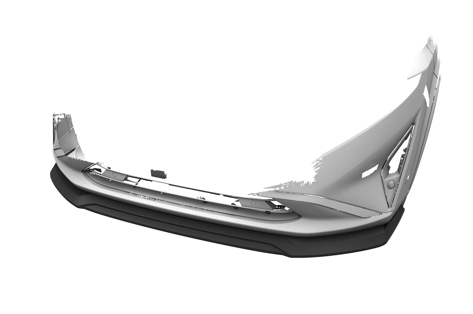 CSR Frontspoiler | Cup-Spoilerlippe mit ABE für Nissan Qashqai (J12) CSL003-G | Glossy schwarz Hochglanz (keine Lackierung erforderlich)