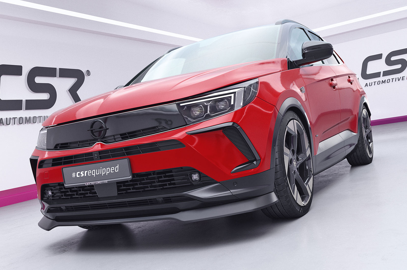 CSR Frontspoiler | Cup-Spoilerlippe mit ABE für Opel Grandland 1.Gen (P1UO) CSL913