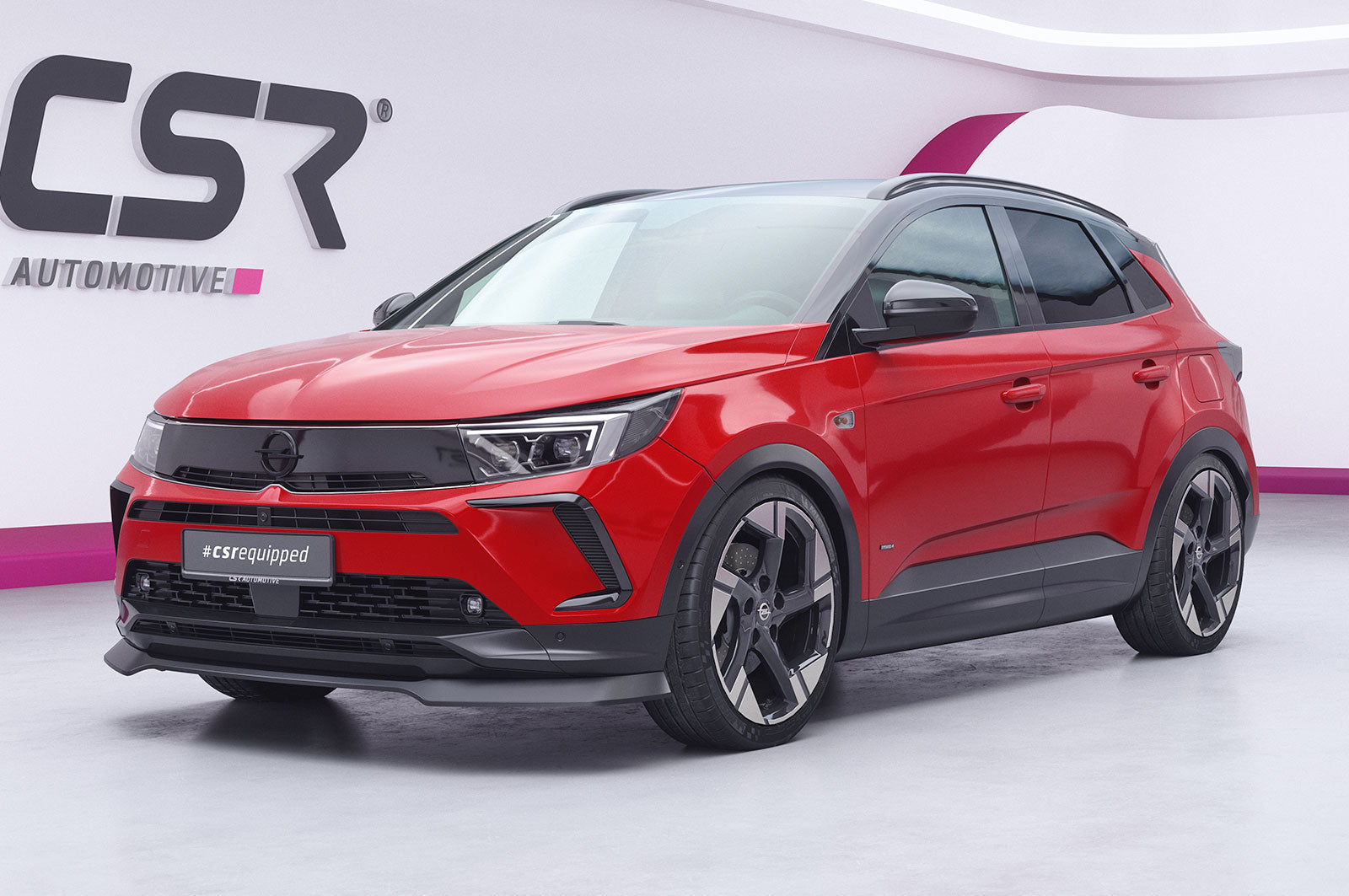 CSR Frontspoiler | Cup-Spoilerlippe mit ABE für Opel Grandland 1.Gen (P1UO) CSL913