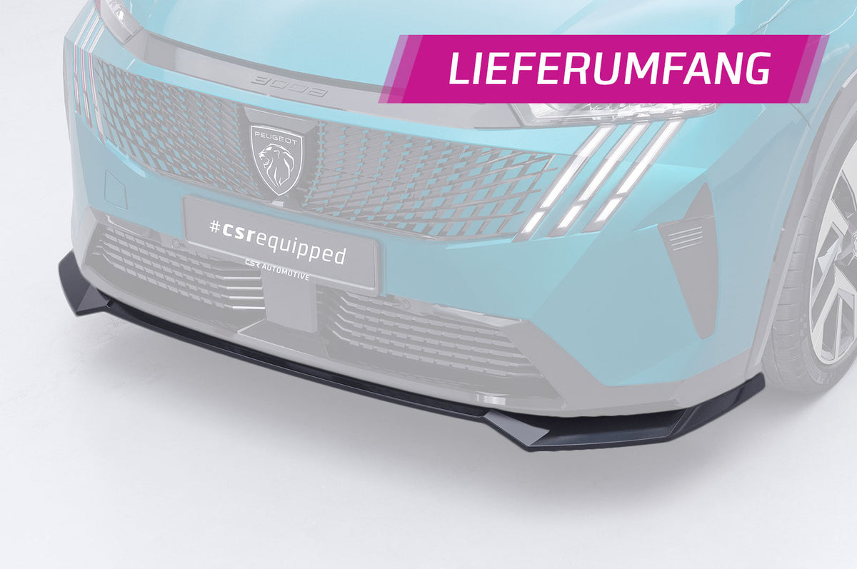 CSR Frontspoiler | Cup-Spoilerlippe mit ABE für Peugeot 3008 (3.Gen) / E-3008 CSL989