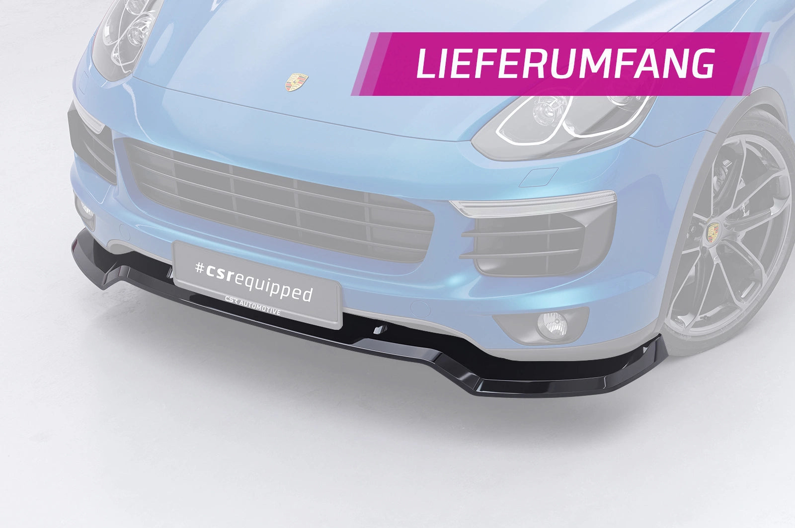 CSR Frontspoiler | Cup-Spoilerlippe mit ABE für Porsche Cayenne (Typ 92A) CSL966