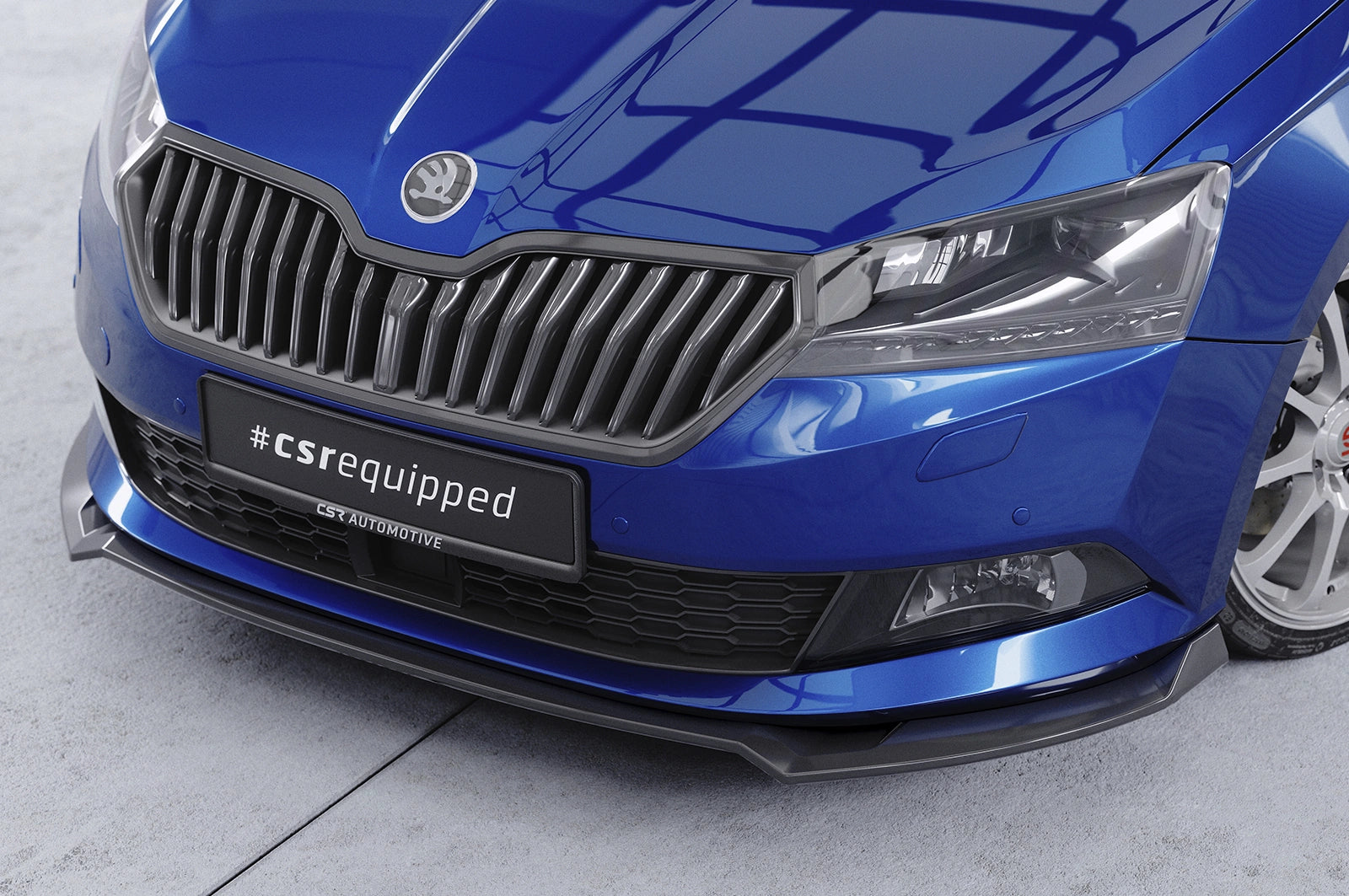 CSR Frontspoiler | Cup-Spoilerlippe mit ABE für Skoda Fabia 3 (Typ NJ) CSL631