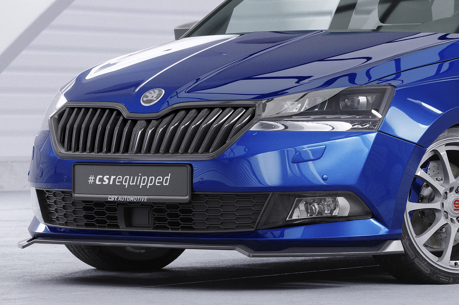 CSR Frontspoiler | Cup-Spoilerlippe mit ABE für Skoda Fabia 3 (Typ NJ) CSL631